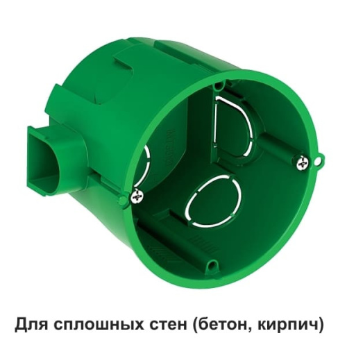 Коробка установочная для твердых стен d68х60мм SchE                                        