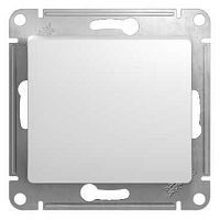 Переключатель с/у GLOSSA 1кл белый механизм IP20 10А перекрестный (упак-10шт) SchE          