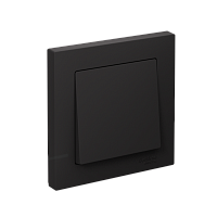 Выключатель с/у AtlasDesign 1кл карбон, в сборе IP20 10А (упак-5шт) SchE          