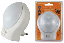 Ночник "Овал" с выключателем, белый, 0,5Вт, 220 В ТДМ          