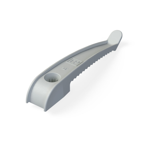 Держатель кабеля односторонний для прямого монтажа серый (20шт/240шт уп/кор) Промрукав                                        