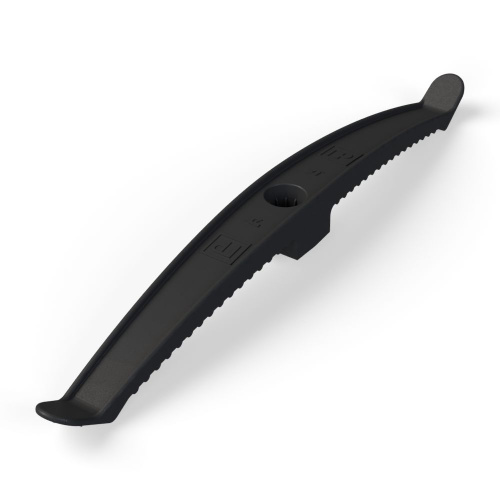 Держатель кабеля двусторонний для прямого монтажа черный (20шт/120шт уп/кор) Промрукав                                        