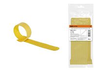 Хомут-липучка ХЛ 12х135 мм желтый (20 шт) ТДМ          
