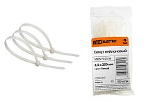 Хомут 2,5х250 нейлон (белый) (100шт) ТДМ          