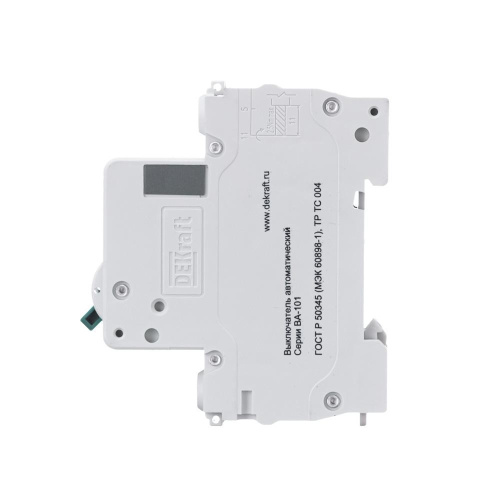 Автоматический выключатель 1п 06А С ВА-101 DEKraft                                          фото 3                    