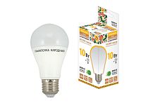 Лампа светодиодная  10Вт E27 A60 4000К (60х112мм) Народная ТДМ          