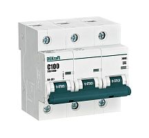 Автоматический выключатель 3п 100А С ВА-201 DEKraft          
