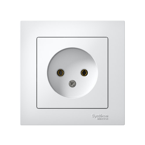 Розетка с/у AtlasDesign 1м б/з белый IP20 в сборе 16А (упак-15шт) SchE                                         фото 2                    