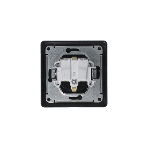 Розетка с/у GLOSSA 1м с/з с з/ш антрацит IP44 в сборе 16А 250В с защ.крыш. (упак-10шт) SchE                                         фото 4                    