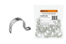 Скоба металлическая однолапковая с внутр. d 14-15 мм (100шт) ТДМ          