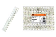 Зажим винтовой ЗВИ-5 полипропилен 0,75-4мм2 12 пар 100°С белый ТДМ аналоги: SQ0510-0002, SQ0510-0041          