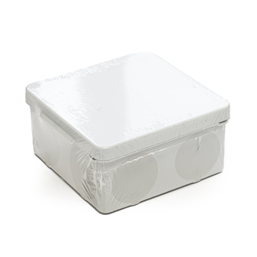 Коробка распределительная для прямого монтажа двухкомпонентная HF 80х80х40 (132шт/кор) Промрукав                                         фото 4                    