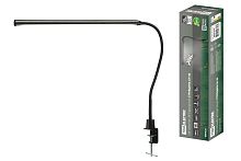 Светильник светодиодный струбцина СН-40, гибкий, сенс-димм, 220 В, 10 Вт, 5000 К, черный, TDM          