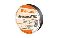 Изолента ПВХ 0,15х19мм Черная 20м. ТДМ          