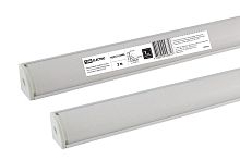 Алюминиевый профиль угловой 1616 (2 м), матовый рассеиватель, 2 заглушки, 4 крепежа ТДМ          