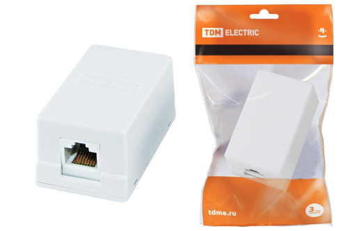 Розетка RJ45 1м (комп.) ТДМ                                        