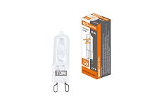 Лампа капсульная галогенная JCD - 60 Вт - 230 В - G9 матовая ТДМ          