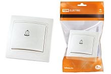 Кнопка звонковая 6А белая "Таймыр" ТДМ          