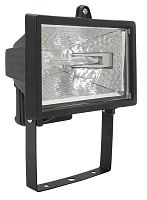 Прожектор ИО150 (140х190х110) галогенный черный IP54 ИЭК          