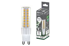 Лампа светодиодная G9-7 Вт-230 В-6500 К, SMD, 17,5x65,5 мм ТДМ          