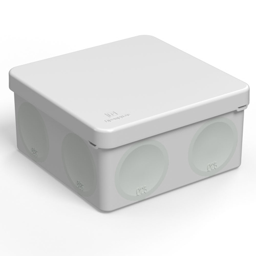 Коробка распределительная для прямого монтажа двухкомпонентная HF 100х100х50 (66шт/кор) Промрукав                                        