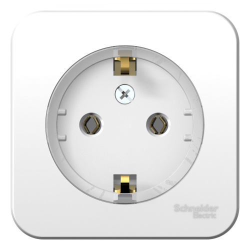 Розетка о/у Бланка 1м с/з белый IP20 16А изол.пл. (компакт) (упак-12 шт) SchE                                        