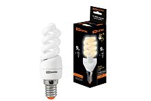 Лампа энергосберегающая 9Вт Е14 2700К КЛЛ-FSТ2 ТДМ          