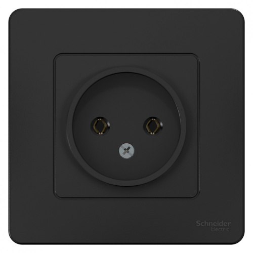 Розетка с/у Бланка 1м б/з антрацит IP20 16А (упак-10 шт) SchE                                         фото 2                    