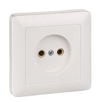 Розетка ХИТ С/У б/з б/ш 10А,белая 250В,SchE          