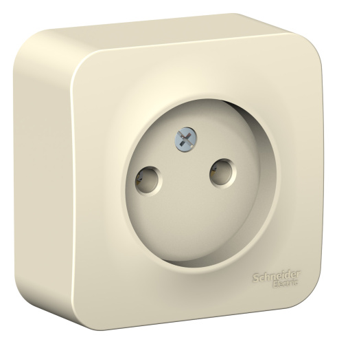 Розетка о/у Бланка 1м б/з молочный IP20 16А (упак-18 шт) SchE                                         фото 2                    