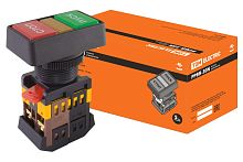 Кнопка PPBB-30N "Пуск-Стоп" неон 230В 1з+1р d30мм ТДМ          