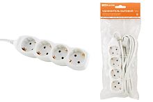 Удлинитель бытовой  У04  4 гнезда, 5м, с/з, ПВС 3х1мм2  16А/250В ТДМ заменаSQ1303-1407          