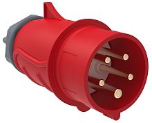Вилка 025 переносная 3Р+РЕ+N 32А 415В IP44 MAGNUM ИЭК          