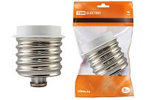 Переходник E40-E27, белый, ТДМ          