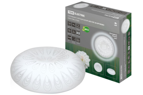 Светильник светодиодный LED СПС 06 15Вт 4000К D30см, Кружево ТДМ                                        