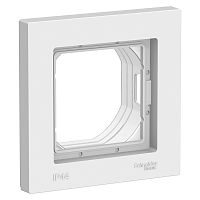 Рамка AtlasDesign AQUA 1м белый IP44 (упак-10шт) SchE          