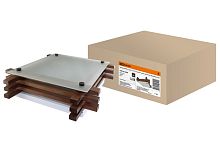 Светильник НПБ 01-3х60-121 УХЛ4 "Бонсай-2" венге 3х60Вт IP20 (490х490х85) ТДМ          