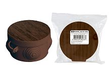 Коробка распаячная ОП D85х40мм, крышка, бук, IP54, 4вх.  инд. штрихкод ТДМ          