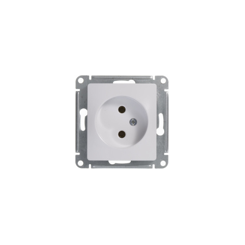 Розетка с/у GLOSSA 1м б/з белый IP20 механизм 16А (упак-20шт) SchE                                         фото 10                    