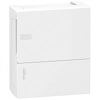 Бокс MINI PRAGMA IP40 1ряд/8мод.нав.бел. дв. SchE MIP12108          