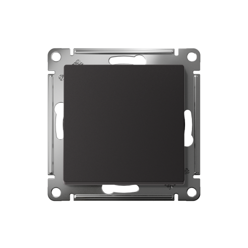 Переключатель с/у AtlasDesign 1кл. карбон, механизм IP20 10А на 2 направления (упак-5шт) SchE                                         фото 2                    