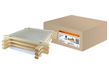 Светильник НПБ 01-2х60-111 УХЛ4 "Бонсай-1" сосна 2х60Вт IP20 (330х330х85) ТДМ          