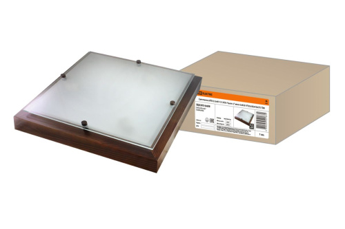 Светильник НПБ 02-3х40-121 УХЛ4 "Киото-2" венге 3х40 Вт IP20 (435х435х75) ТДМ                                        