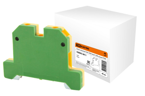 Зажим наборный ЗНИ  4мм2 (JXB-земля) ТДМ                                        