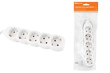 Удлинитель бытовой  У05  5 гнезд, 3метра, с заземлением, ПВС  3х1мм2  16А/250В ТДМ          