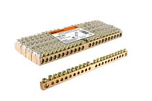 Шина "N" нулевая 6х9мм 24/1 (24 группы/крепеж по центру) ТДМ          