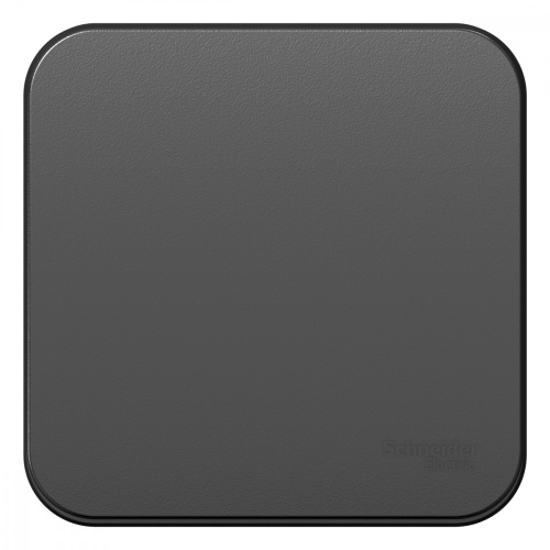 Выключатель о/у Бланка 1кл антрацит IP20 10А с изол. пл. (упак-15шт) SchE                                        