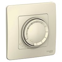 Диммер с/у Бланка молочный в сборе 400Вт светорегулятор поворотно-нажимной универс. (упак-8шт) SchE          