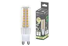 Лампа светодиодная  7Вт G9 230В 3000К, SMD, 17,5x65,5 мм ТДМ          