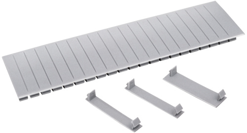 Заглушка 12 модулей серая ИЭК                                        